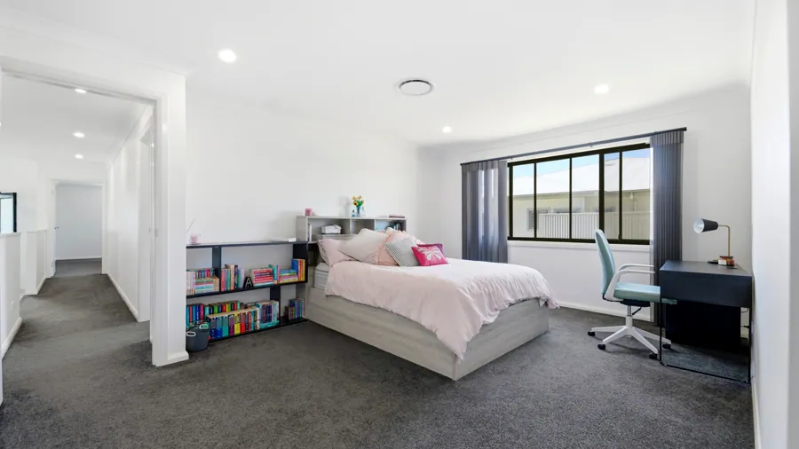 Bedroom with an adjoining dressing area